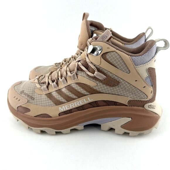 Merrell Women's Brown Moab Speed 2 Mid GTX Hiking Shoes Size 7 - Picture 5 of 11